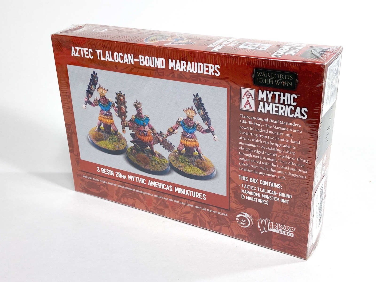 Mythic Americans Aztec Tlalocan-Bound Marauders Warlord Games Factory SEALED