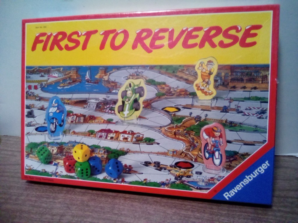 Ravensburger First To Reverse Board Game West Germany 1988 NEW Sealed Racing