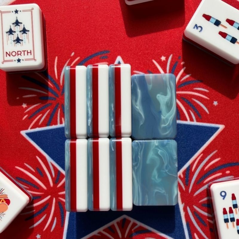 American Luxury Elegant Acrylic Mahjong Fireworks 160 Tiles set FREE SHIP