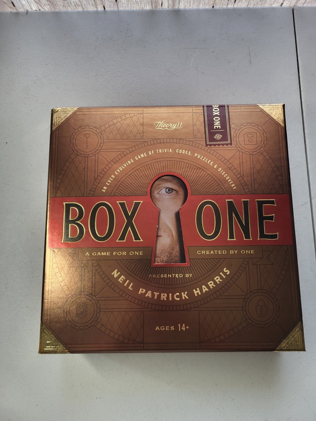Theory11 BoxONE Neil Patrick Harris Trivia Puzzle Game for 1 Player, Ages 14+