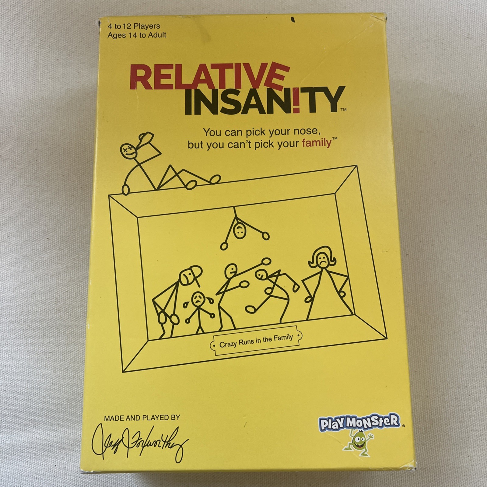Relative Insanity Game -Jeff Foxworthy- Brand New Factory Sealed Cards