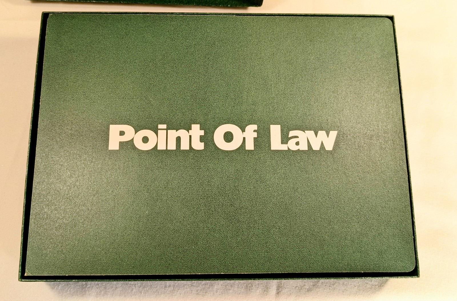 Vtg 3M Bookshelf Game POINT OF LAW Role-playing Involvement Open Box Unused 1972