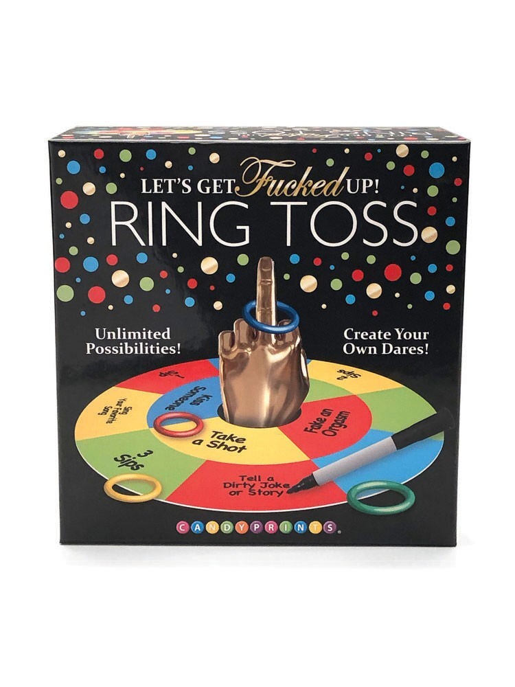 Let’s Get F Up Ring Toss Adult Party Game