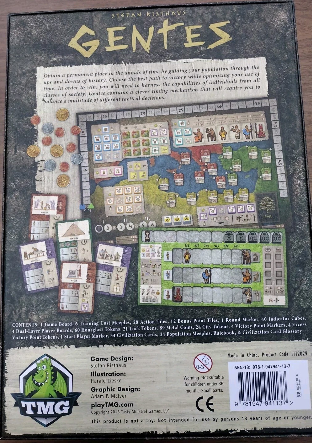 Gentes Board Game Tasty Minstrel Games