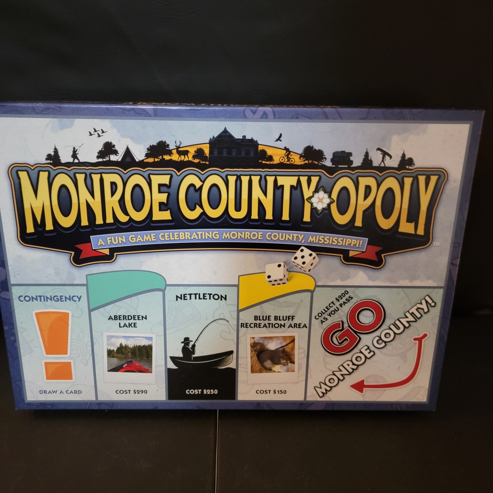 Late for the Sky Monroe County-Opoly New Sealed Board Game Contents NIB Rare