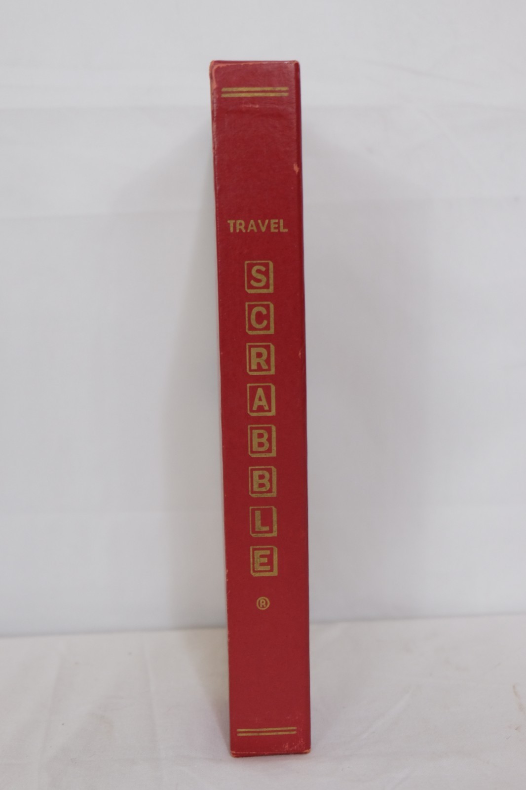 SCRABBLE Vintage 1950s Magnetic Travel Metal Case w/ “Book” Carrier – Complete