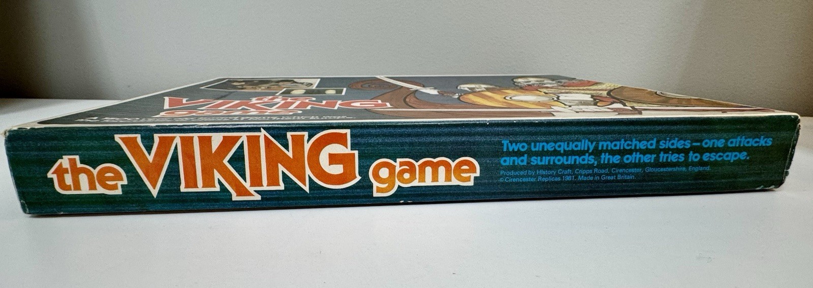 HNEFATAFL – The VIKING GAME 1981 by History Craft Made In England 100% Complete