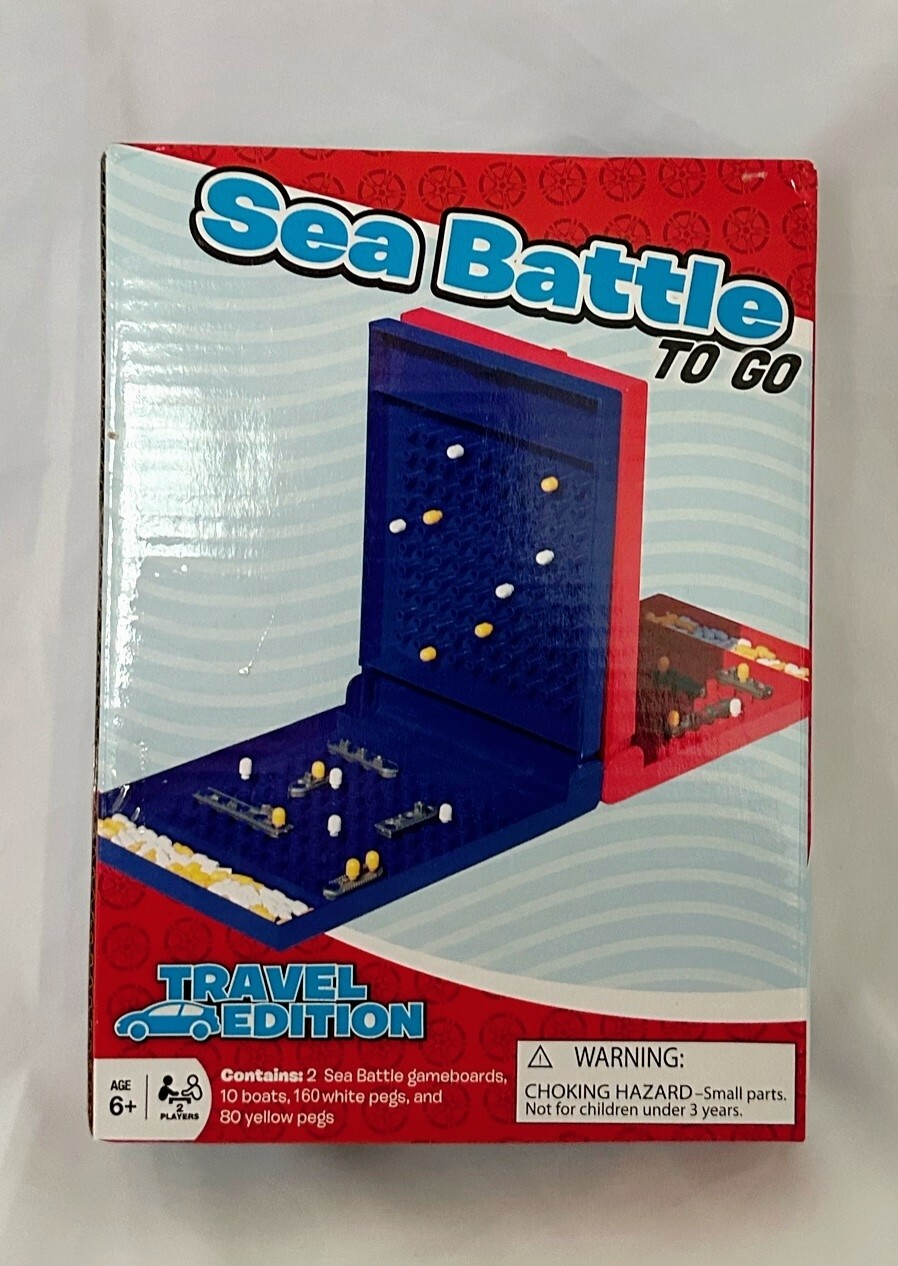 🚢 Sea Battle To Go Travel Game 💥 NEW Sealed