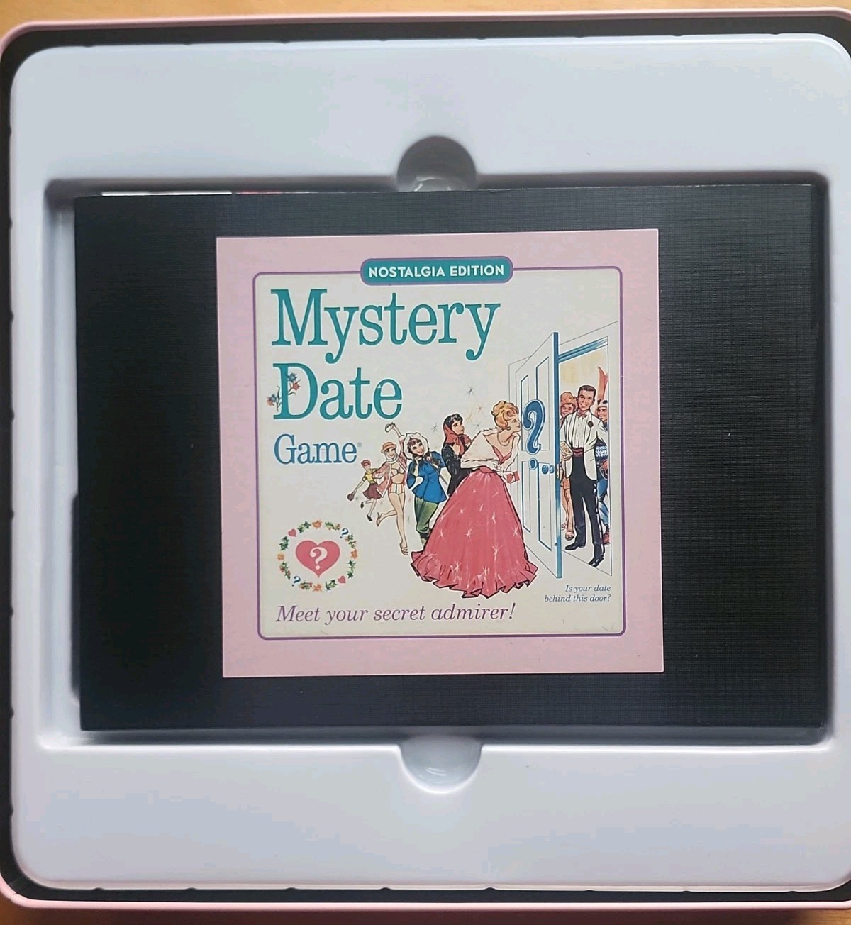 Mystery Date Board Game Hasbro Nostalgia Edition 2014 Tin Box – Incomplete