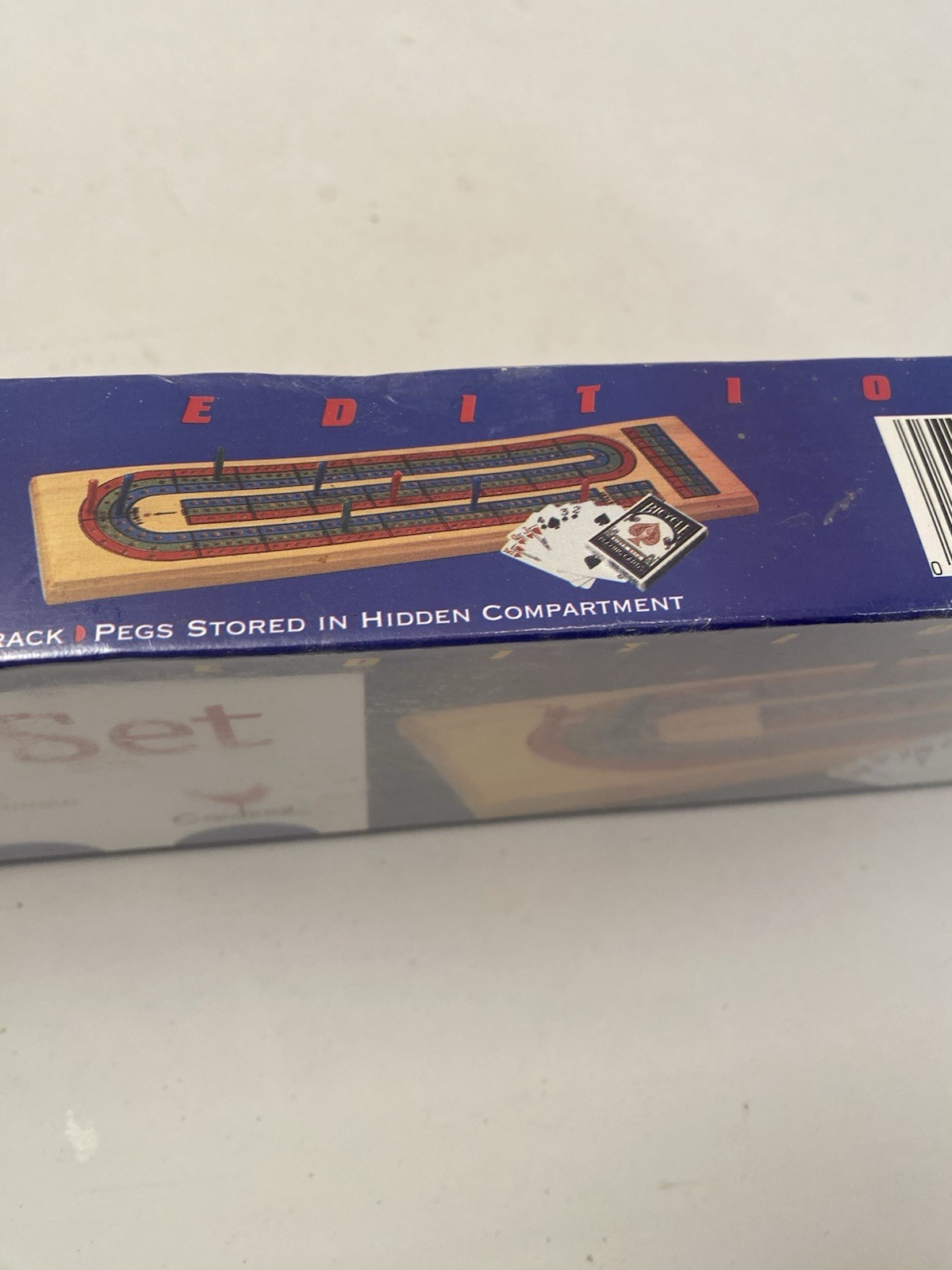 Cribbage NEW SEALED 1997 Deluxe Set SOLID WOOD CARDINAL W/ Cards Board Game
