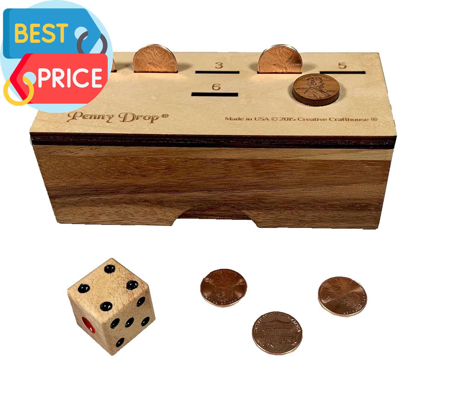 Penny Drop Size Medium from – Fun Family or Bar Game