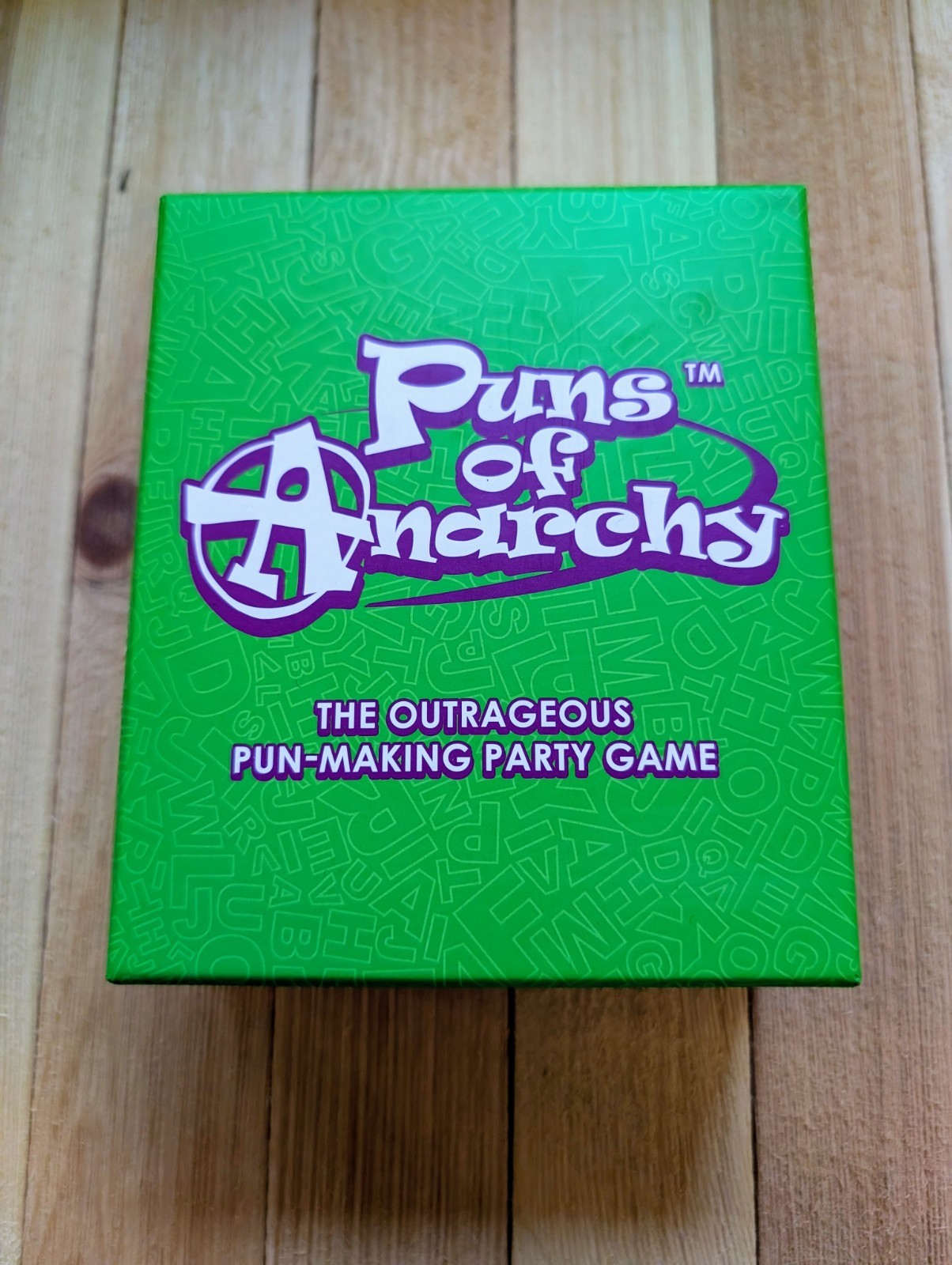 Brand New Puns of Anarchy Party Game for 3+ Players, Includes Dry Erase Markers