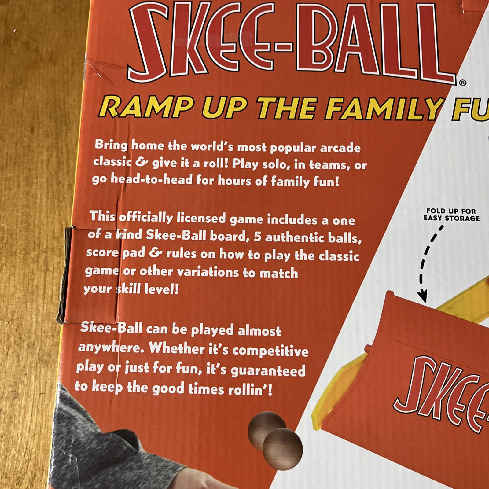 Skee-Ball, Classic Arcade Game, Sealed, Unused, Entertainment, Buffalo