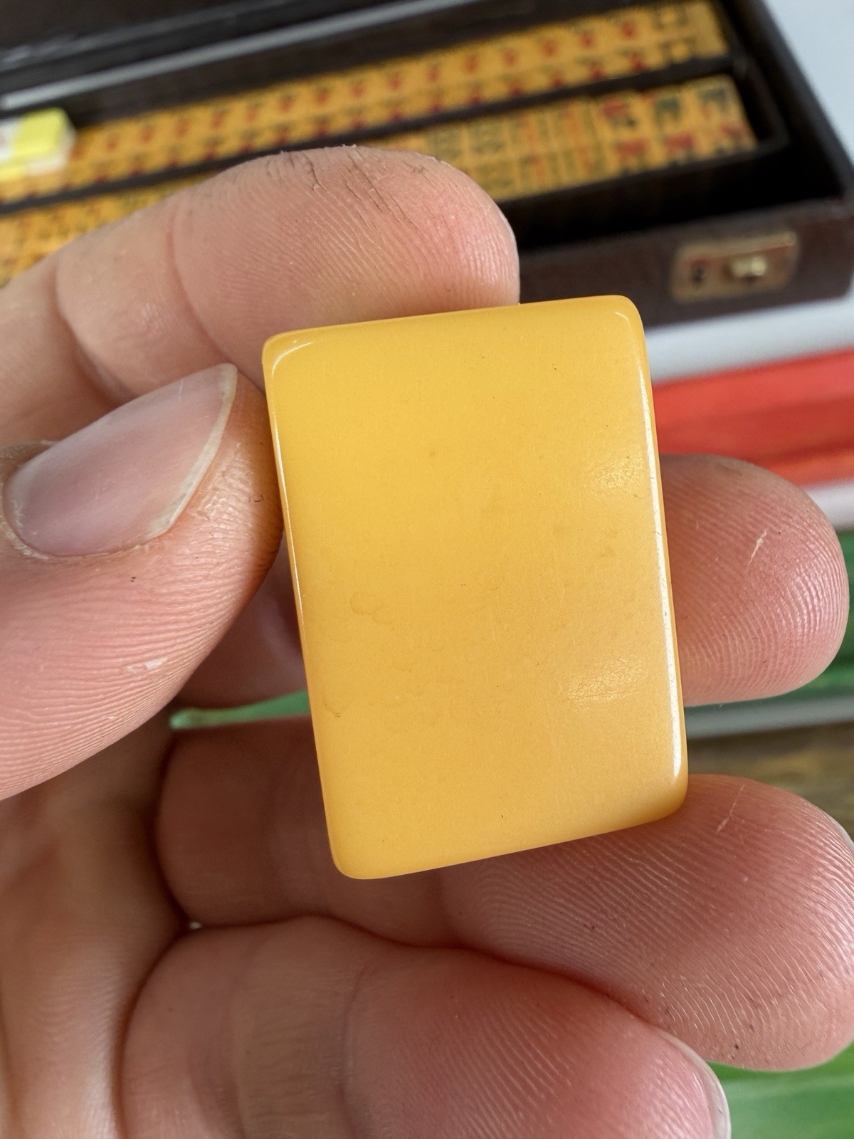 167 Tile Butterscotch Bakelite CARDINAL PRODUCTS CO. Mahjong Set Case 4 Racks