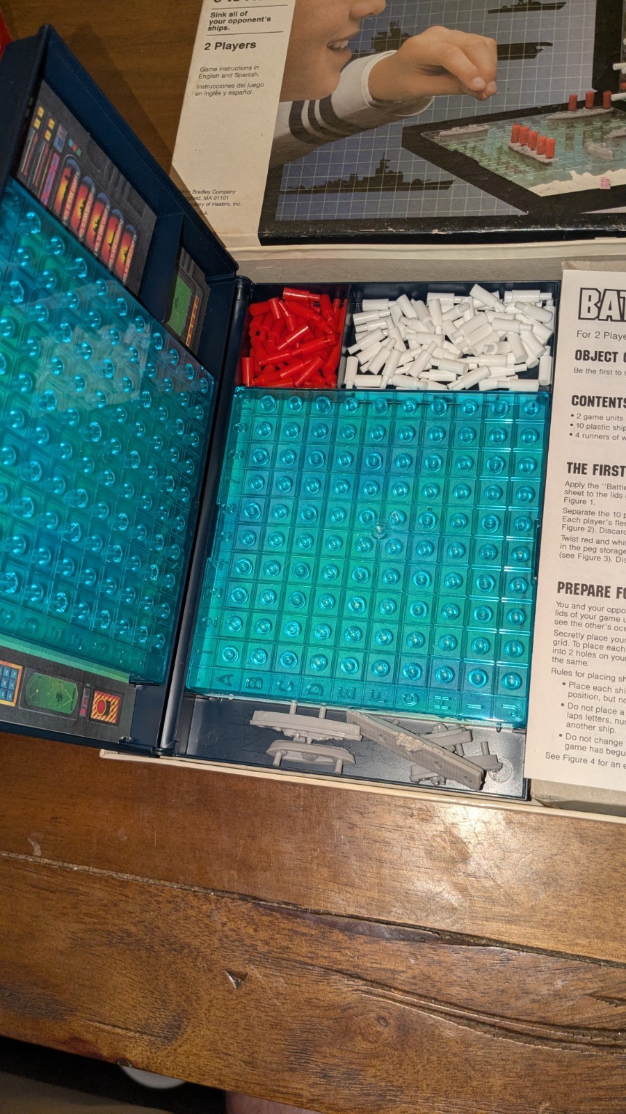 BATTLESHIP Strategy War Game Complete 1990 MB Nice Condition For Age