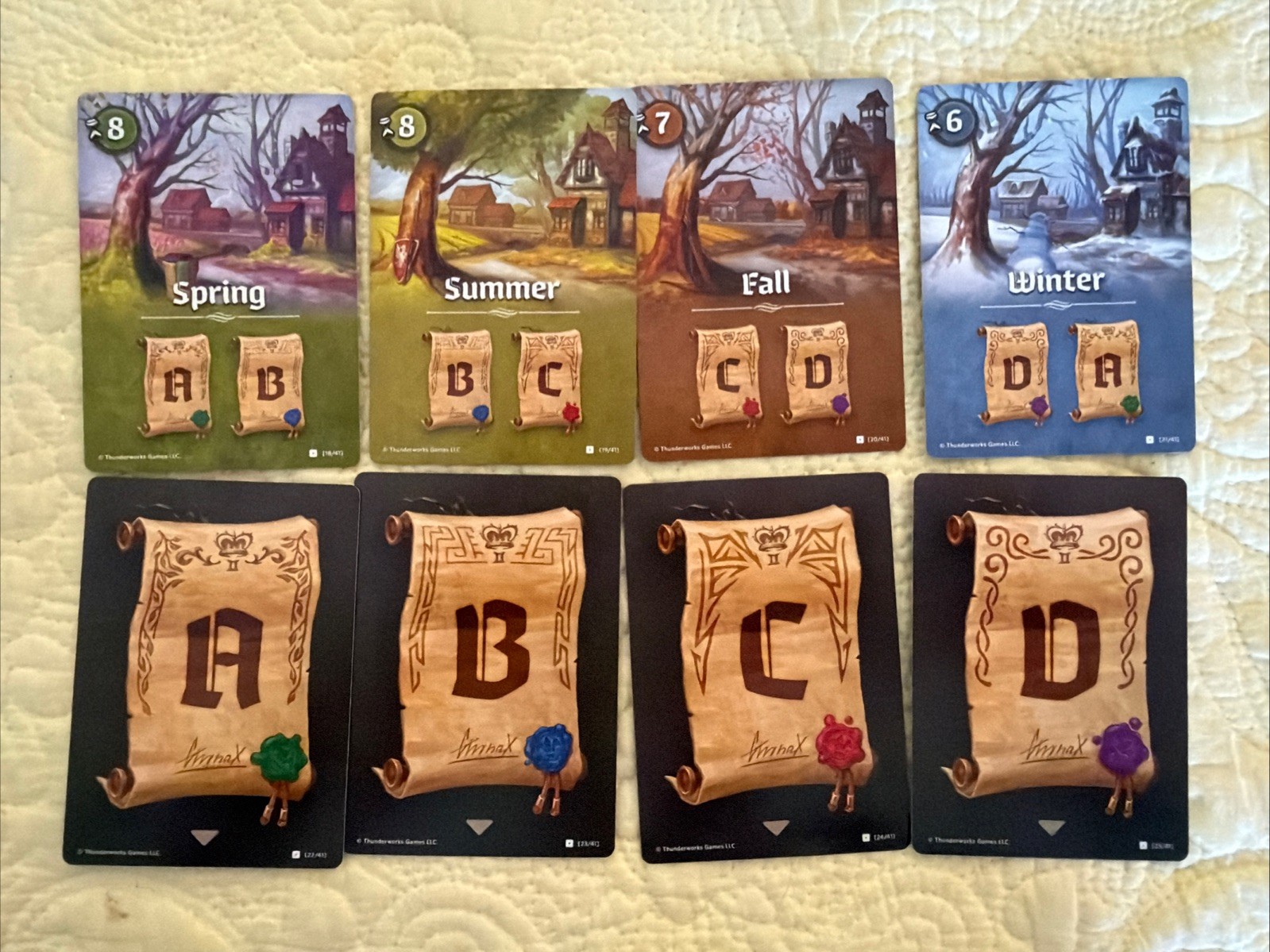 Cartographers: A Roll Player Tale With Skills Mini Expansion & Ambush Expansion