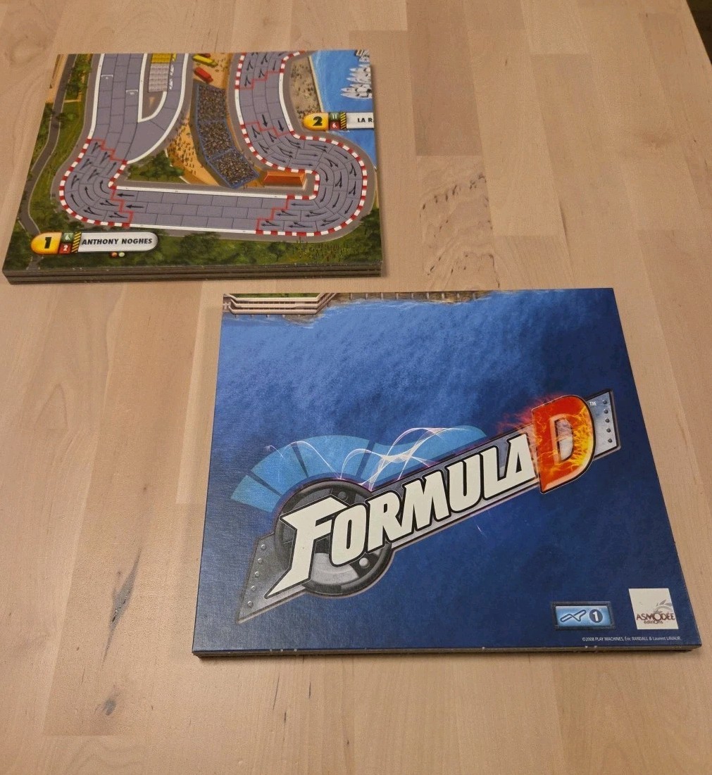 Asmodee Formula D Board Game – Complete With Promo Car & Catalina Santana Card