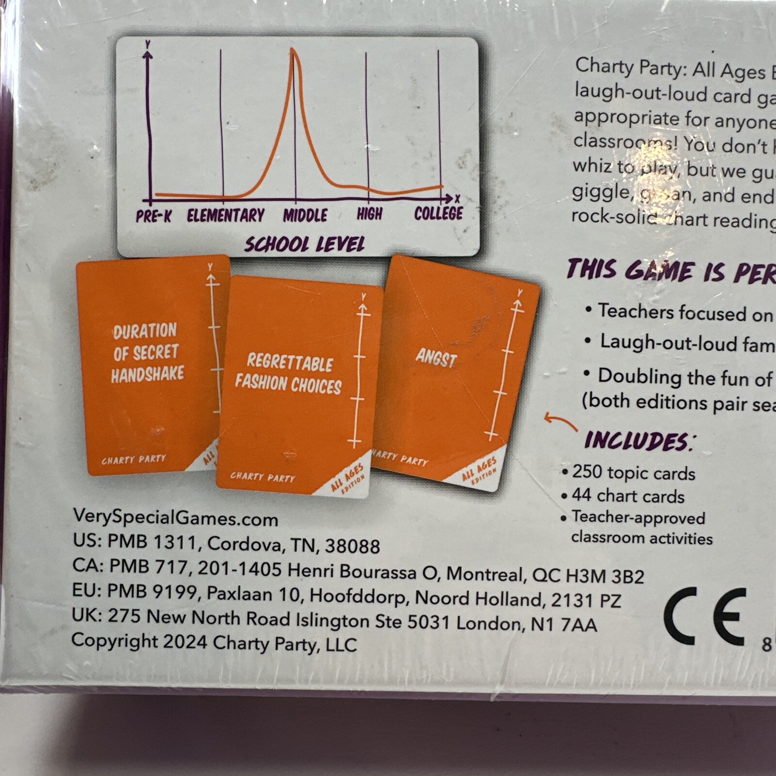 Charty Party! Hilarious Party Game ALL AGES Edition — Brand New Factory Sealed