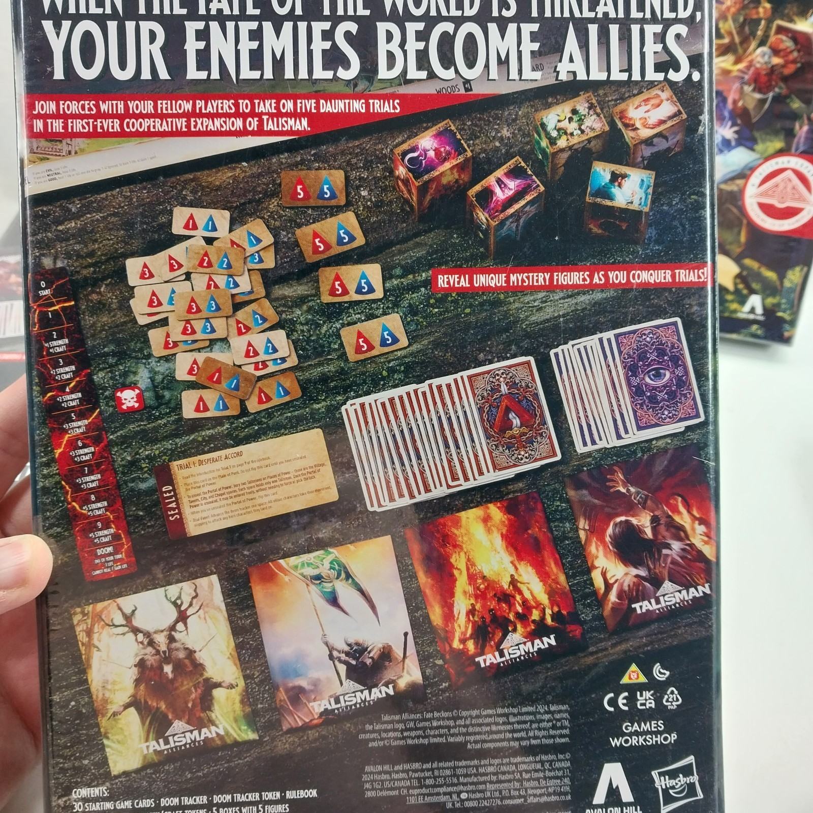 3x Hasbro Gaming Talisman Alliances: Fate Beckons Board Game Expansion Strategy