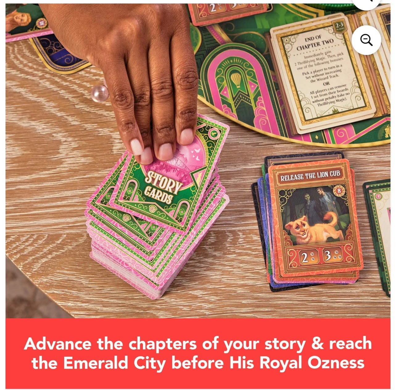 WICKED Officially Licensed Board Game w/3D Emerald City Wizard Oz Elphaba Glinda