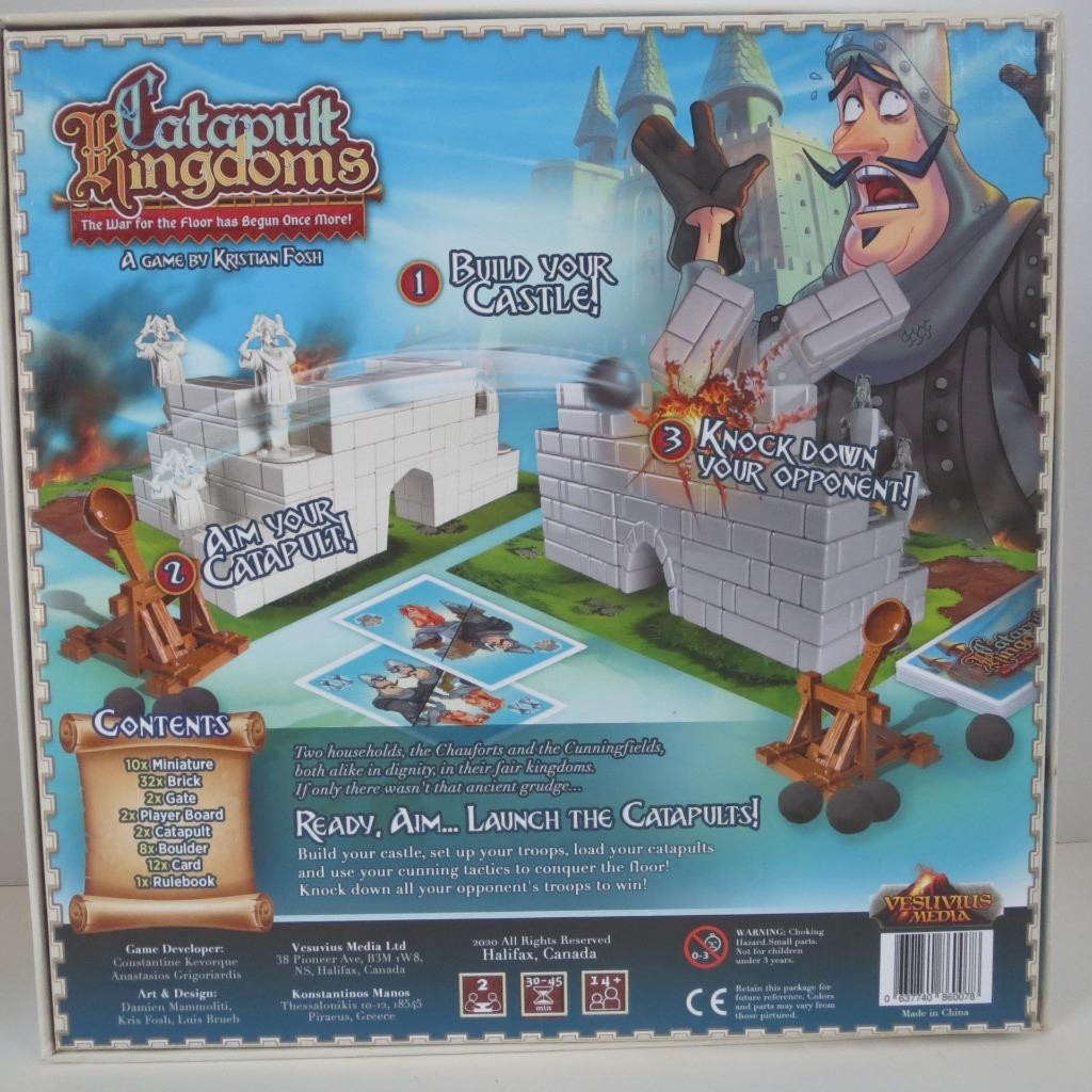 Catapult Kingdoms Board Game KICKSTARTER Bundle Siege Artificers Tower Expansion