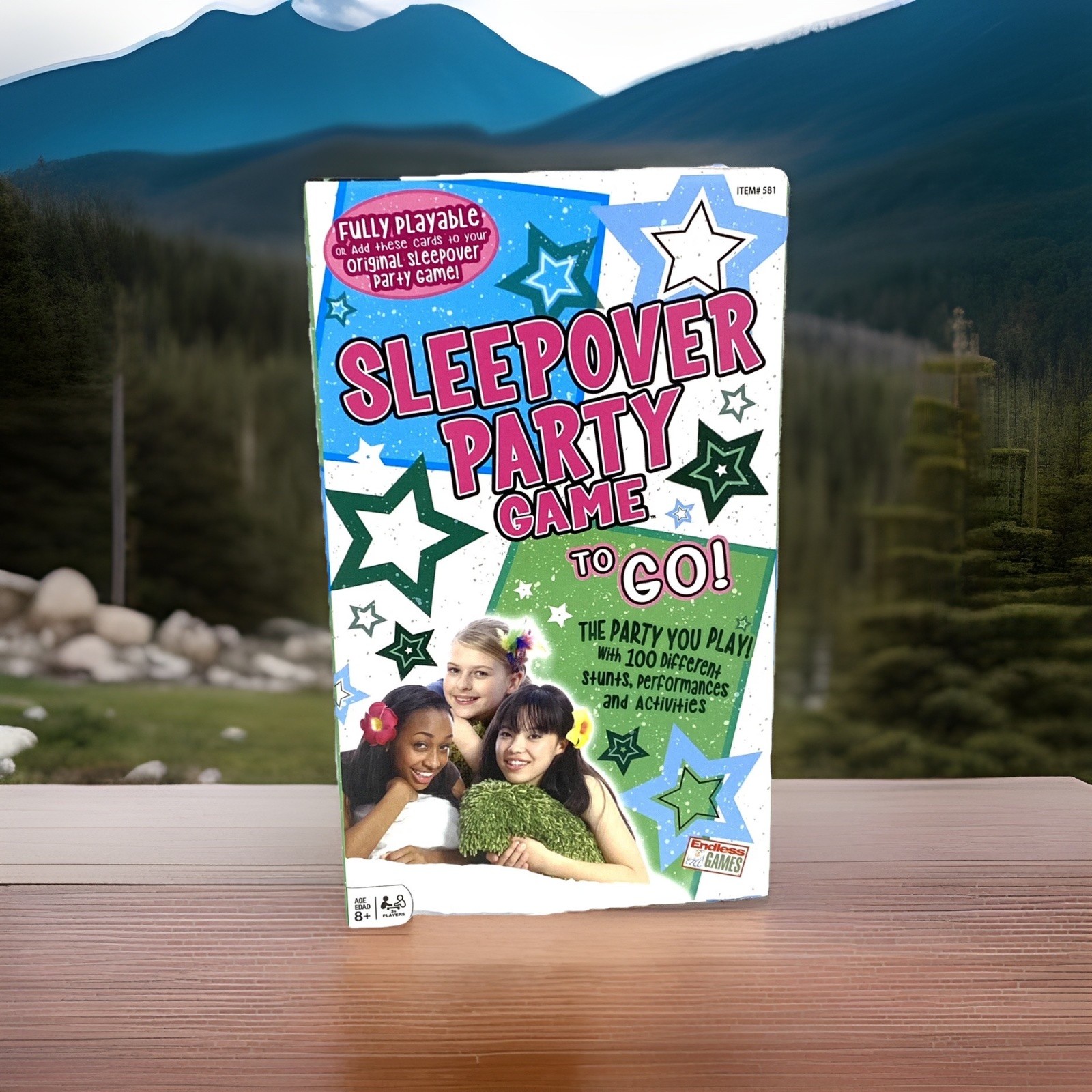 Sleepover Party Game To Go! Fun Girls Night Game Card Party Group
