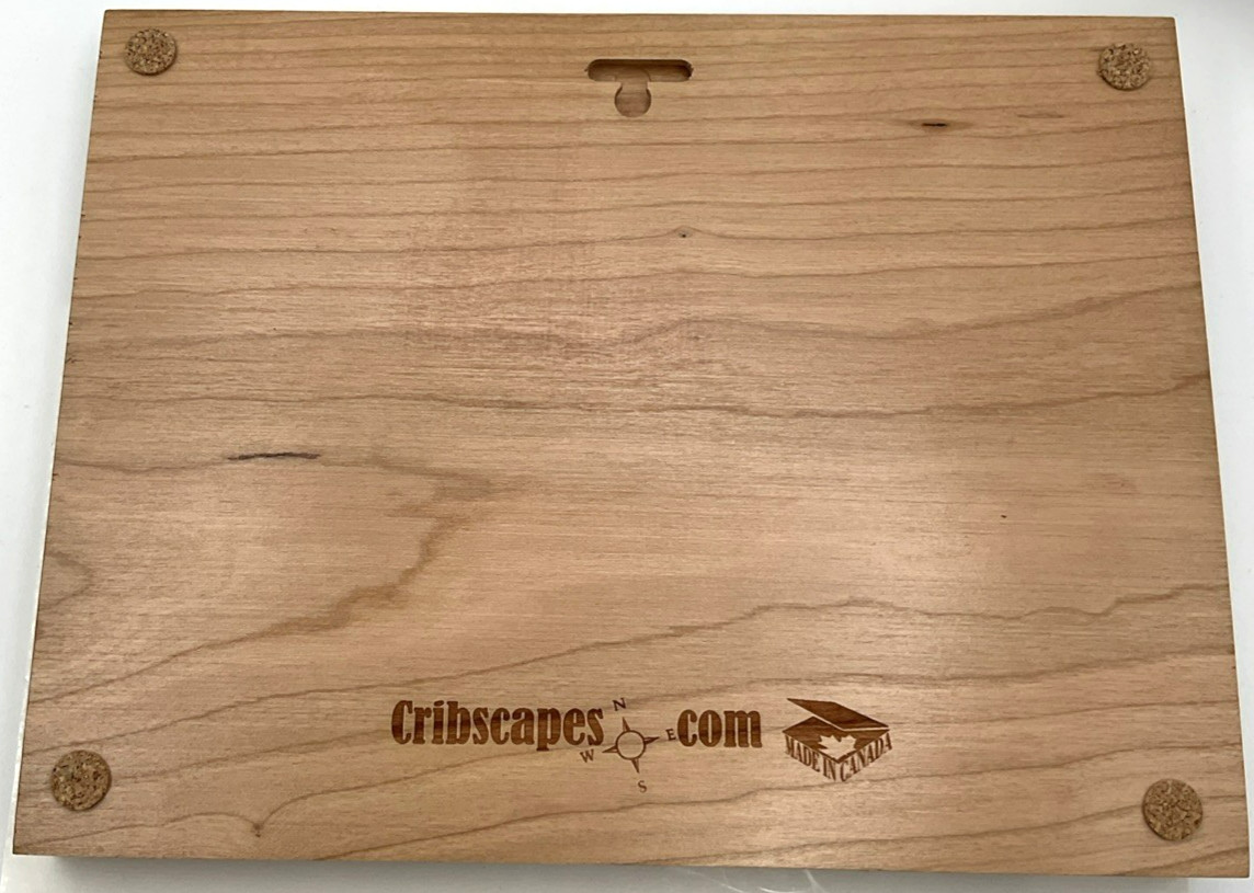 Handmade Cribscapes 3-D Golf Inspired Cribbage Board Made in Canada Card Game