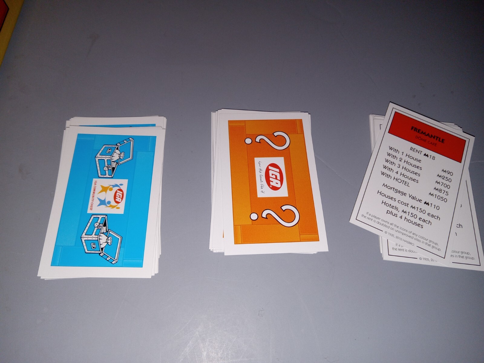Monopoly Icons – Western Australia Charity Edition – Parts Sealed – Box Damage