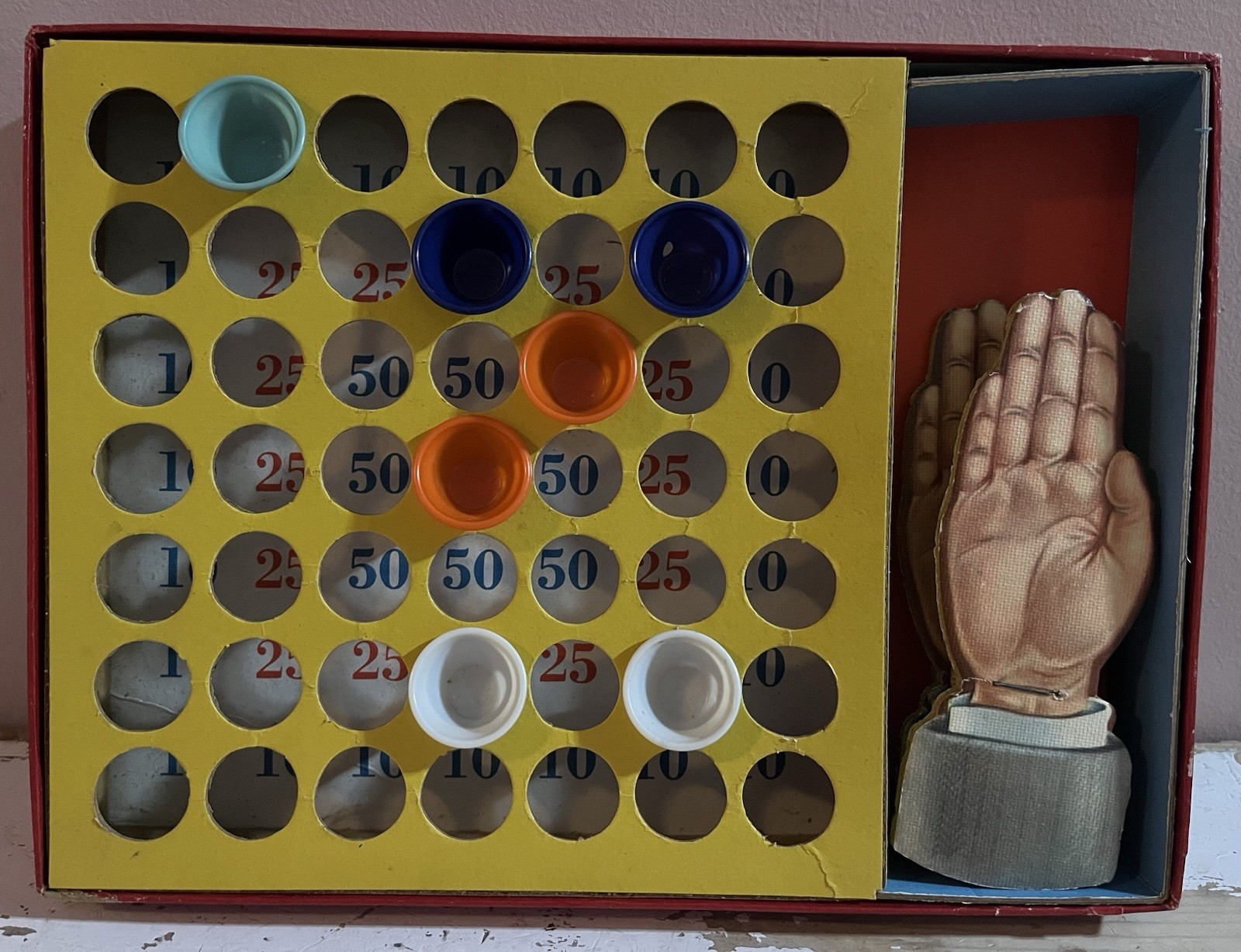 Vintage 1959 Mulder & Zoon Hupla Game No. 1252 – Toss The Hat – Made In Holland