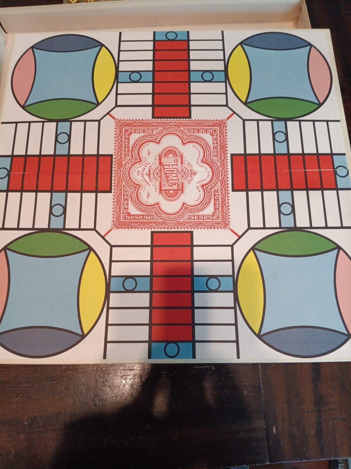Vintage PARCHEESI Gold Seal Edition Selchow & Righter 59,68 Extras See Descript