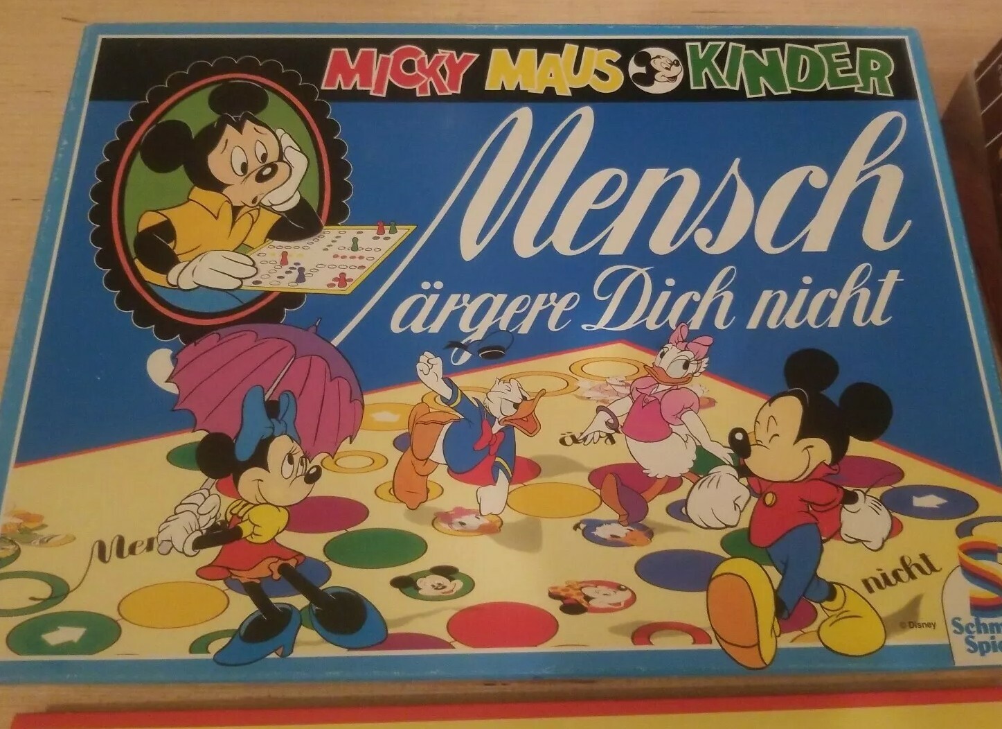Vtg Board Game Lot 3 Ravensburger Schmidt Spiele Disney Mickey Mouse Domino Land