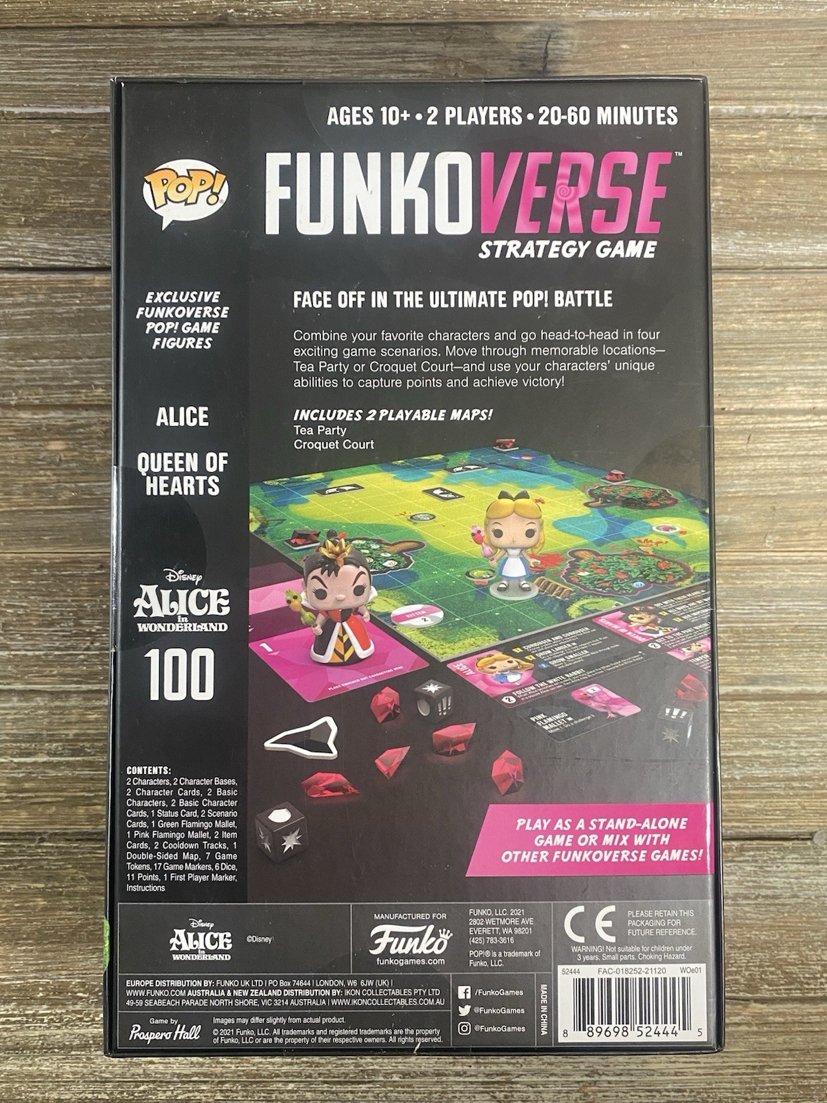 FunkoVerse Strategy Game – Disney’s Alice In Wonderland – 2021 – New Funko Games