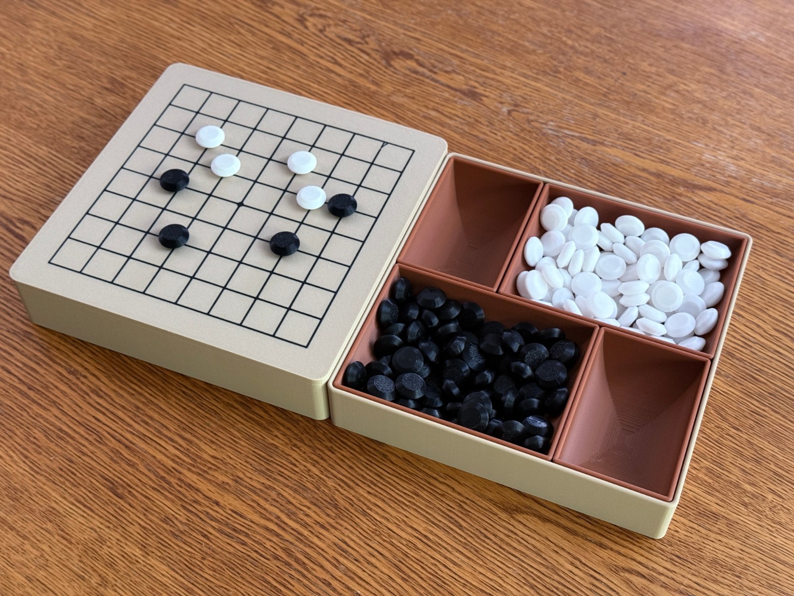 Go Board Game 9×9 Compact Travel-Size Set