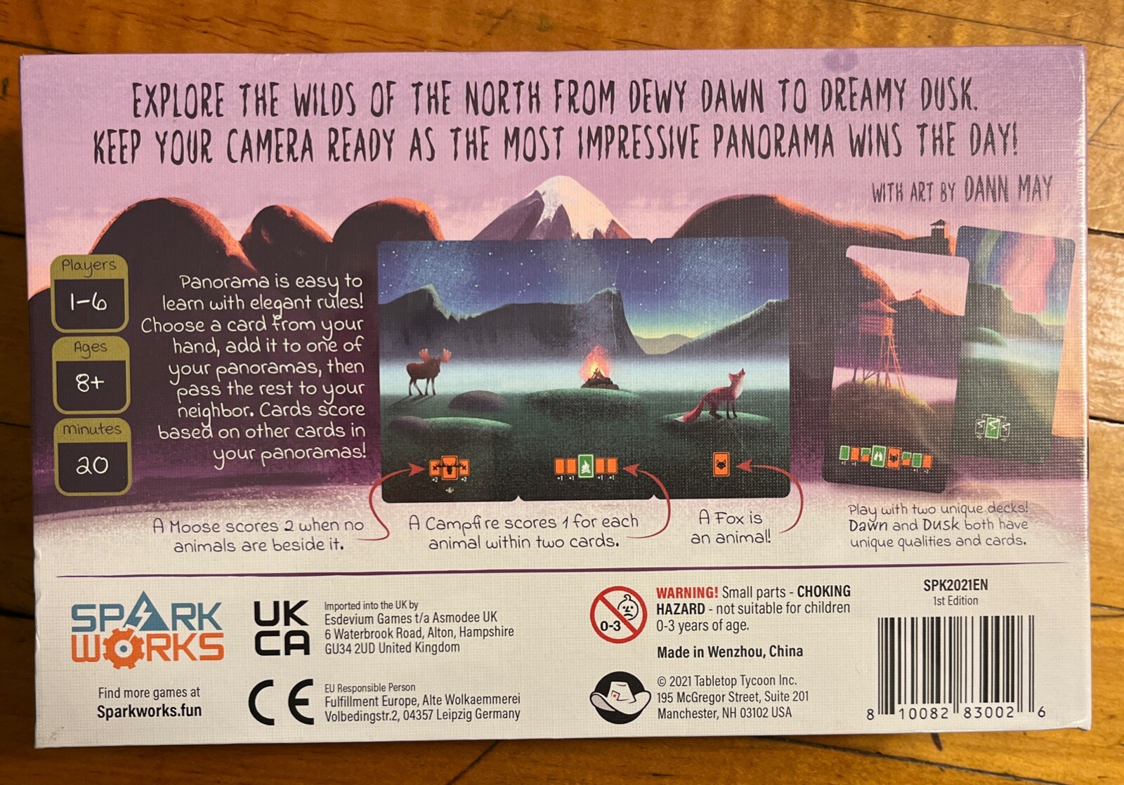 Panorama Game 2021 Spark Works Alex Wynnter New/Sealed Box 1st Edition