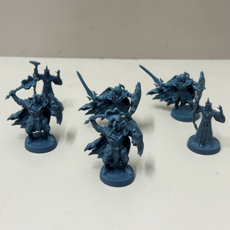 6pcs Withcher Dread Warriors Knight of Terror Heroquest Board Game Miniatures