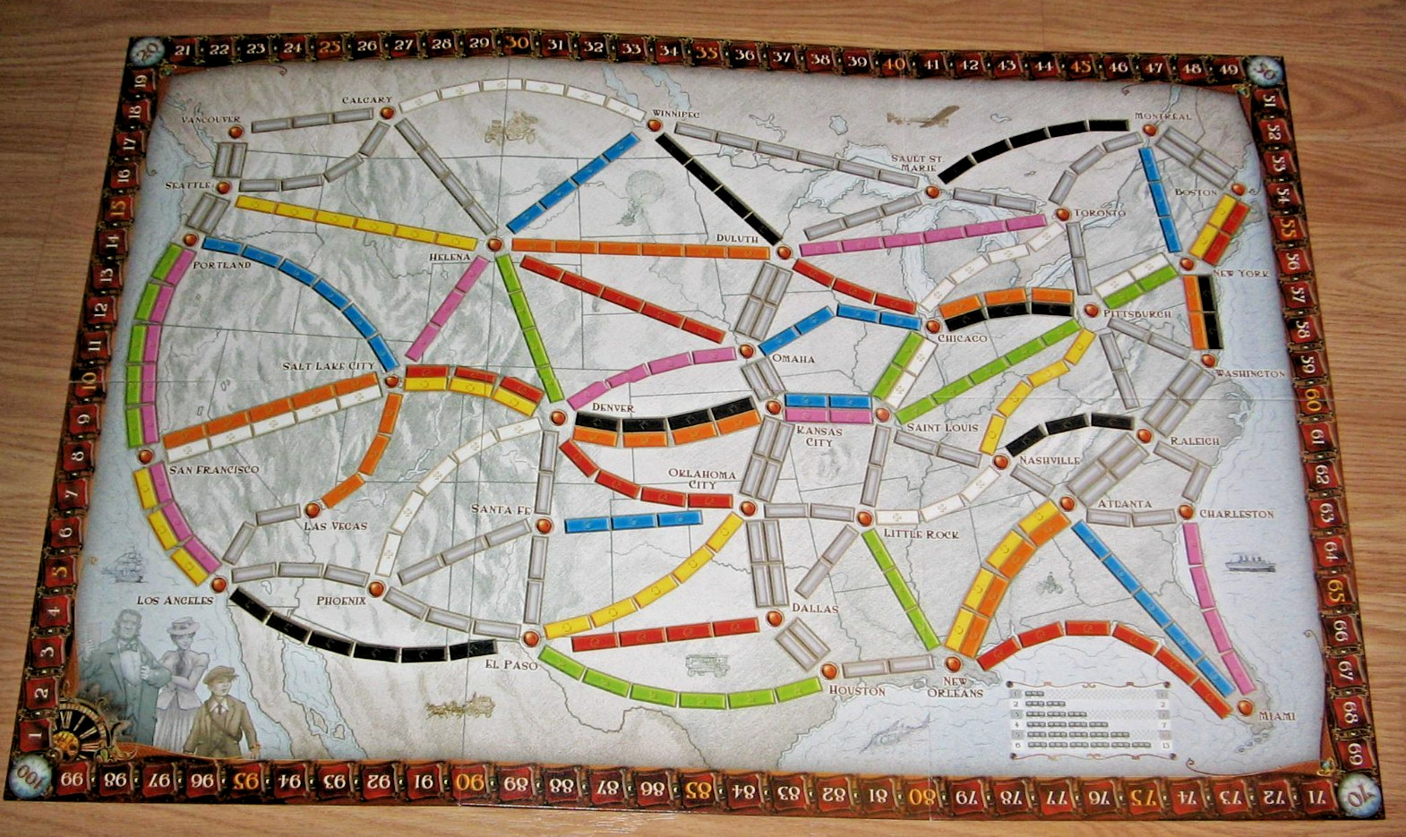 Days of Wonder Ticket To Ride Board Game 2019 Open un-used Mint Train Game