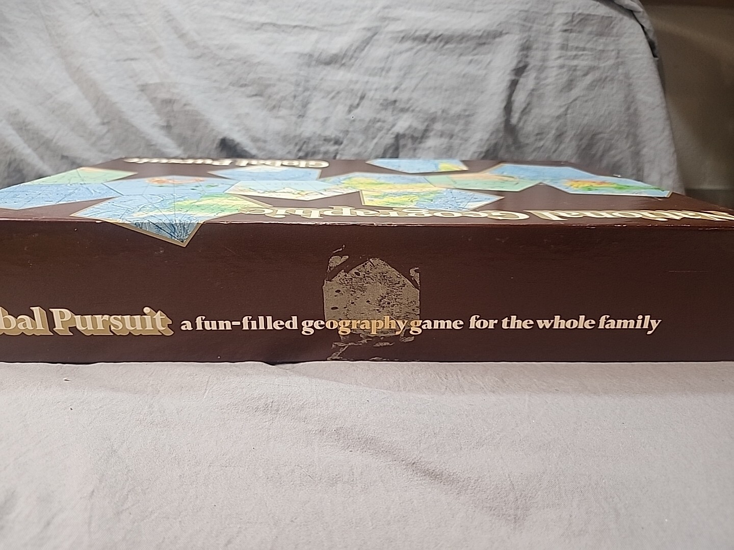 Vintage National Geographic Global Pursuit 1987 Board Game (Opened Never Played)