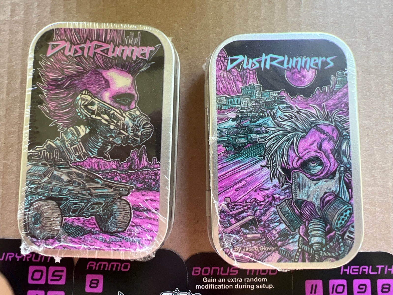 Dustrunner & Dustrunners Game Plus Cards From Gnome Pack #1 , Grey Gnome Games