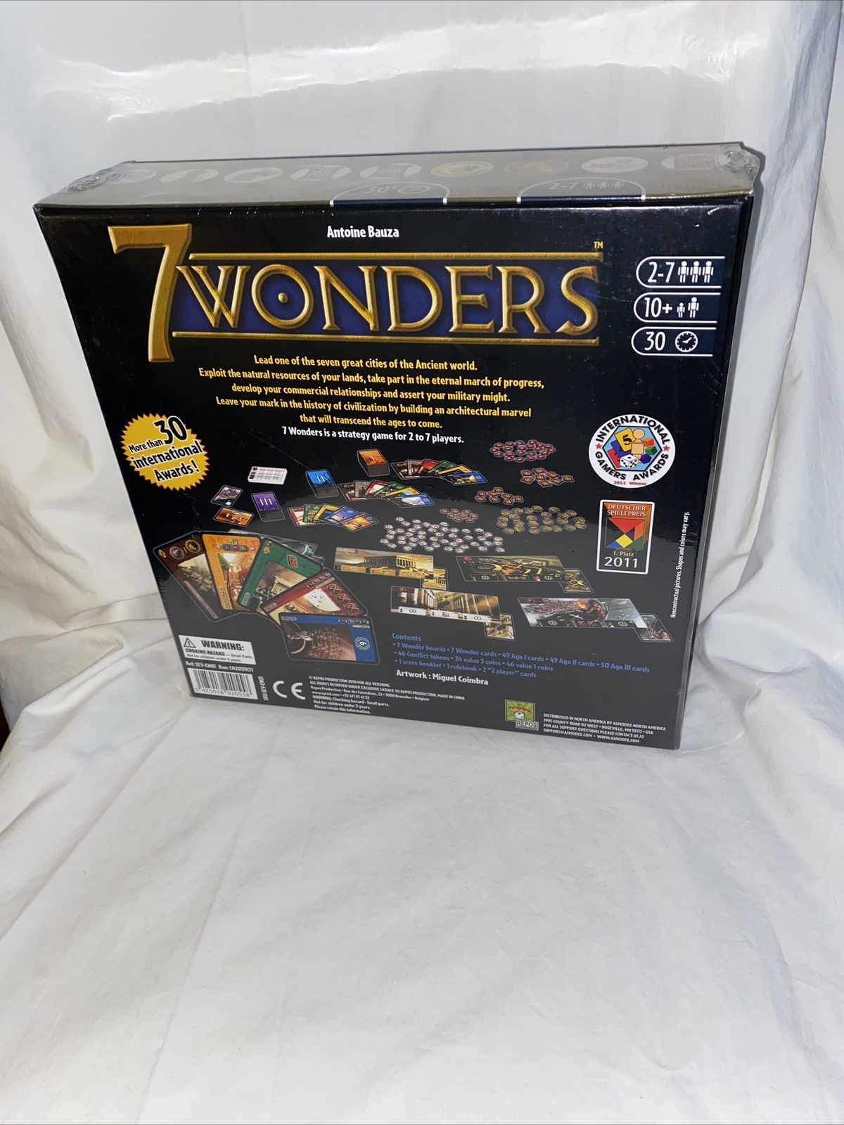 Asmodee Editions 7 Wonders Board Game New In Plastic (Sealed)
