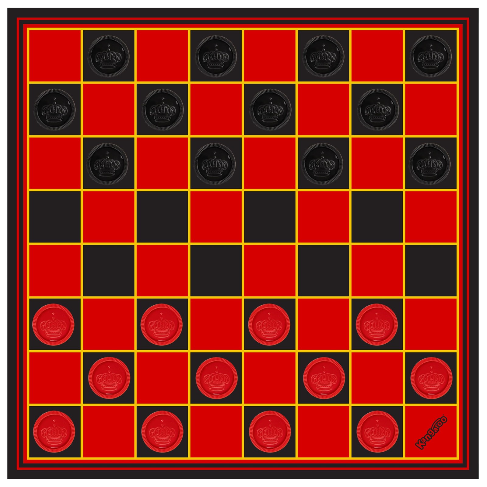 – Multiplayers Strategy Checker Board Game for Kids Adults – Portable Educat…