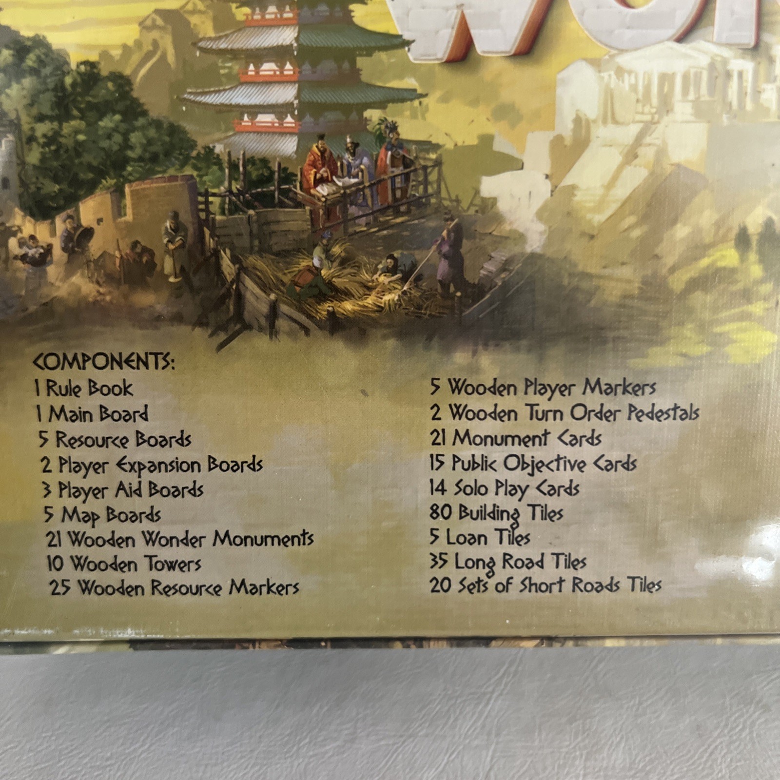 World Wonders Board Game ~ Arcane Wonder ~ Unpunched Unplayed Cards Sealed