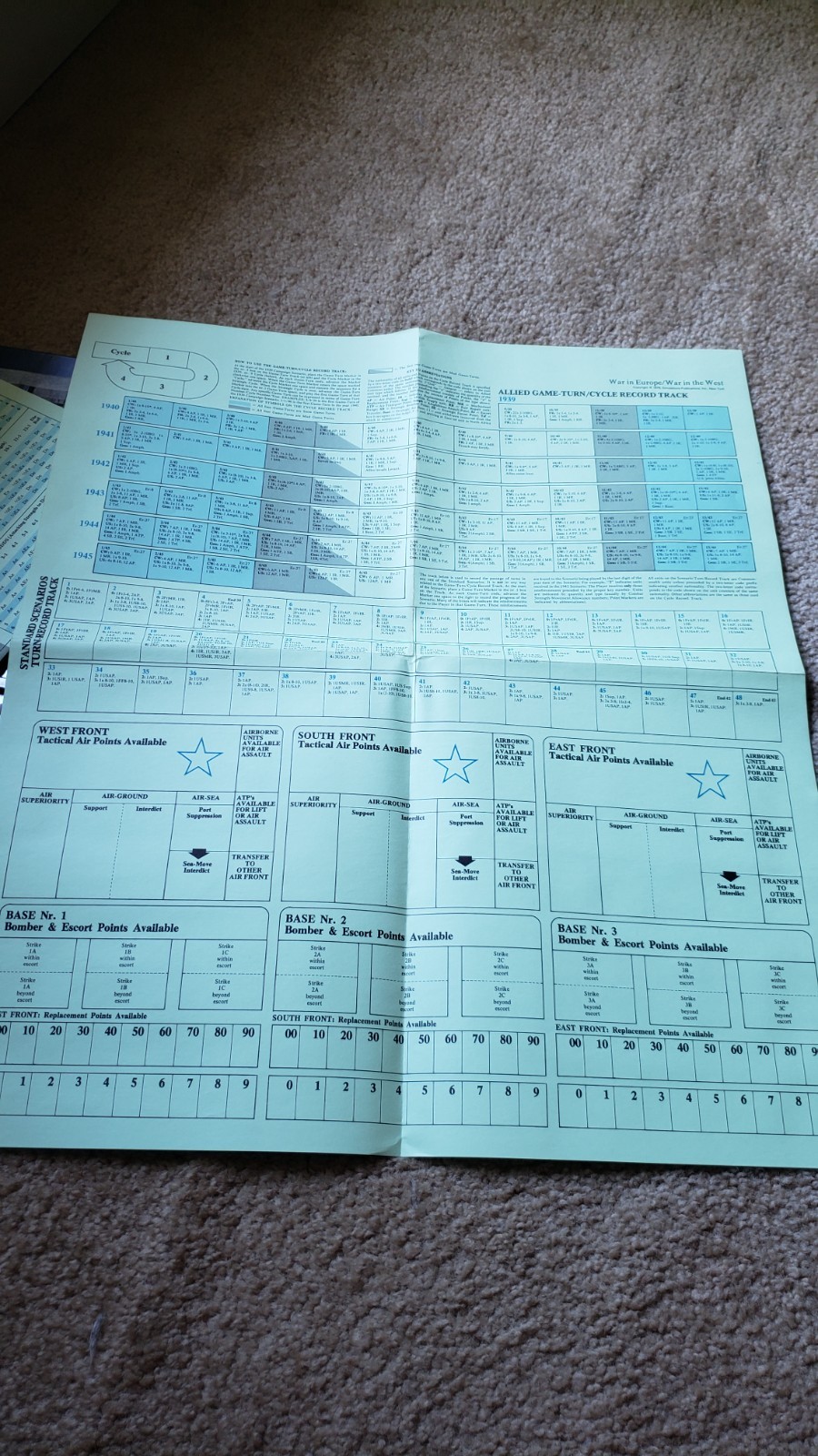War in the West SPI VINTAGE GAME 1976 LOOK AT EVERYTHING!