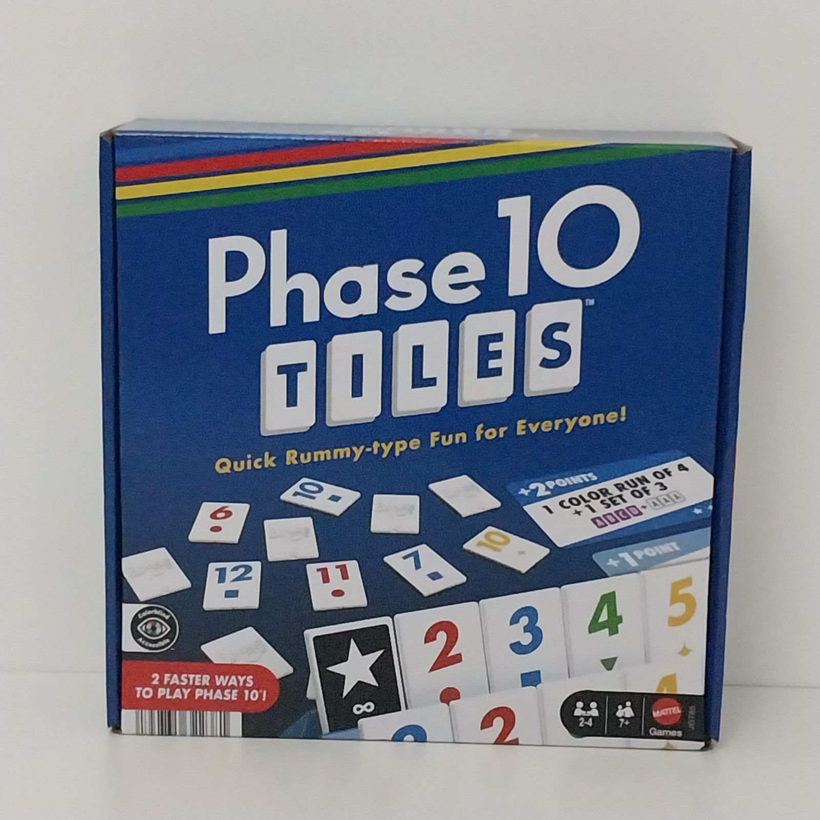 Phase 10 Card Game – Quick Rummy Play for 2-4 Players with Unique Phases