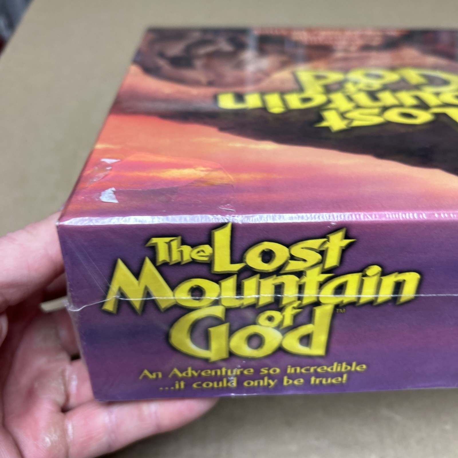 Tommy Nelson The Lost Mountain of God Biblical Adventure Board Game New W/Tears