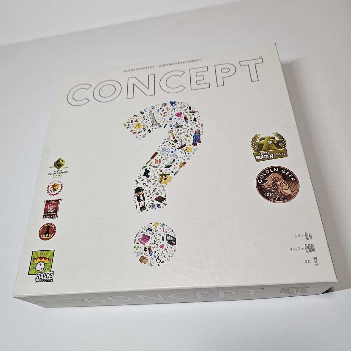 Repos Production Concept Strategy Board Game Golden Geek Award 4+ Players 2014