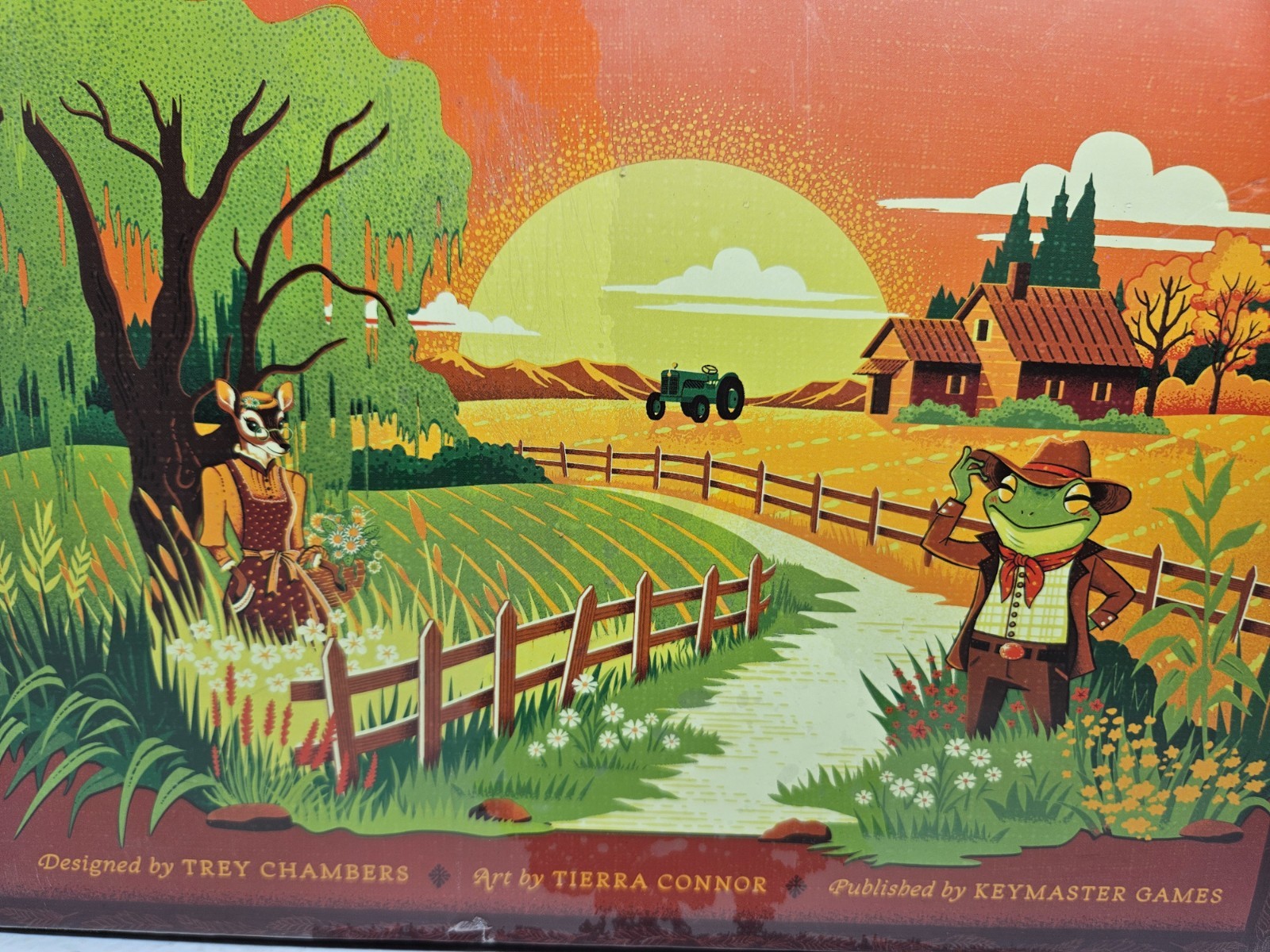 Keymaster Games Harvest Strategy Board Game NEW SEALED FLAW READ
