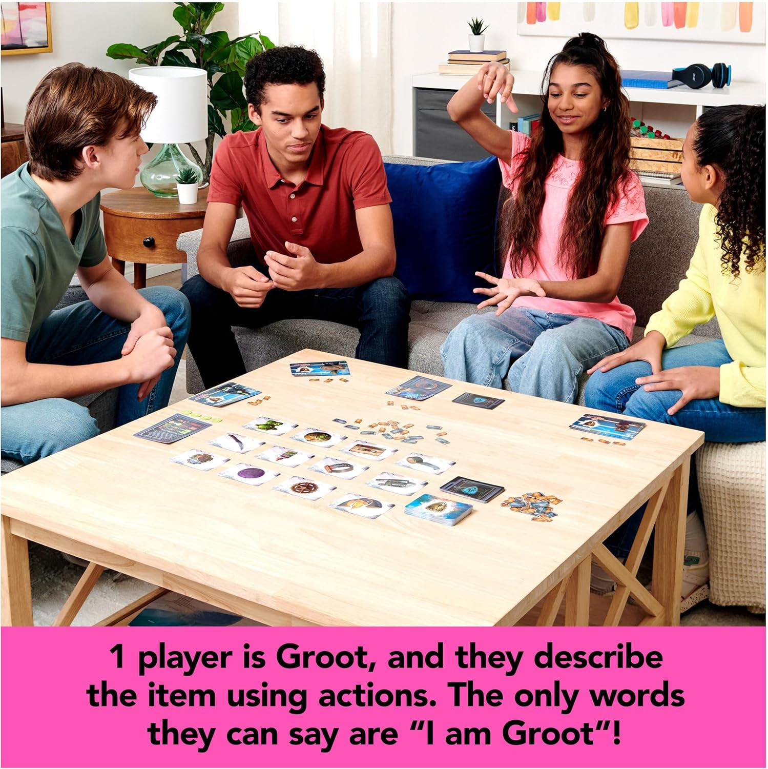Spin Master Games Marvel Guardians of the Galaxy, the Groot Escape, Charades-Sty