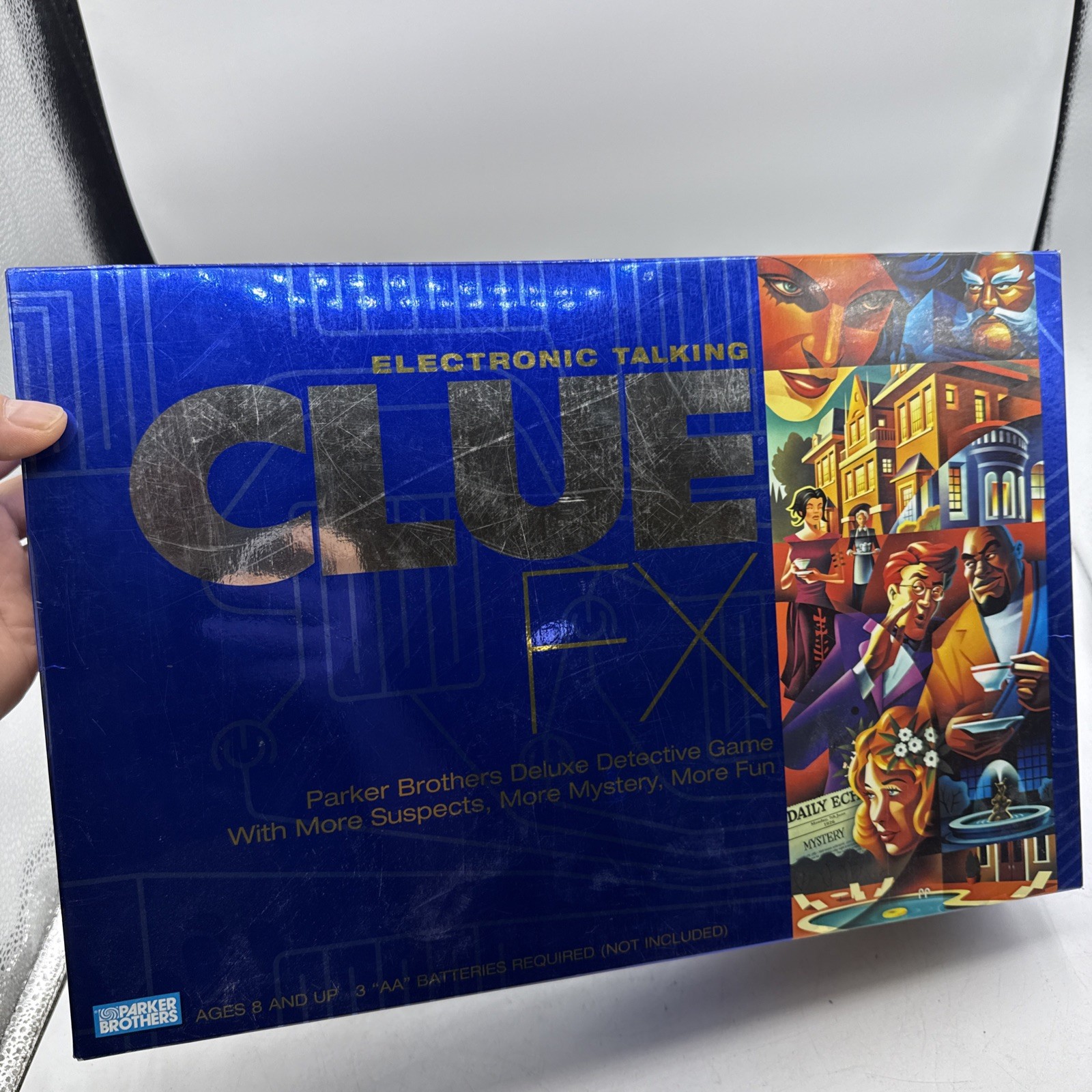 CLUE FX Electronic Talking Board Game 2003 Parker Bros COMPLETE