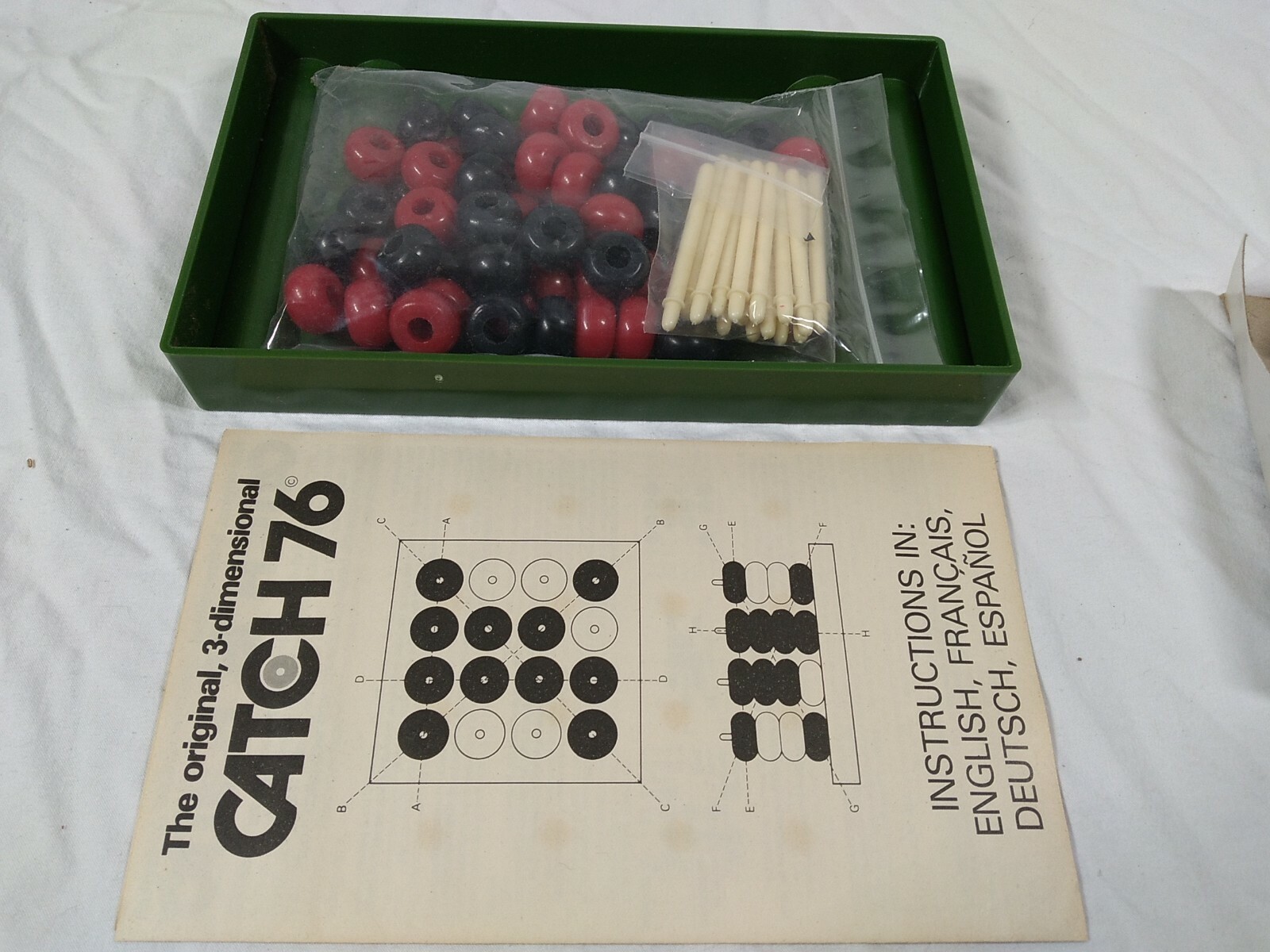 Catch 76 Game Mester 1981 “Battle of Wits” Intelligent 3 Dimensional Vintage