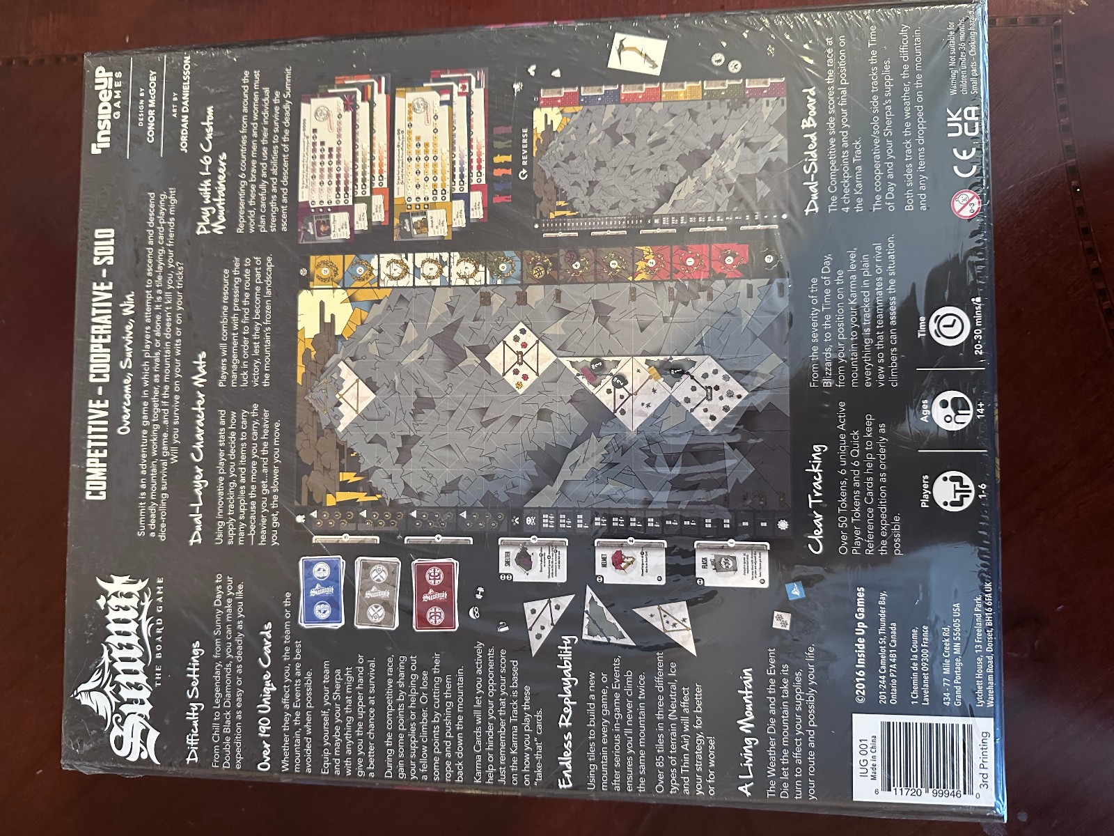 Summit the Board Game by Inside Up Games – New & Sealed – Mountaineering Game